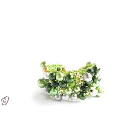 Green bubbles zapestnica/bracelet